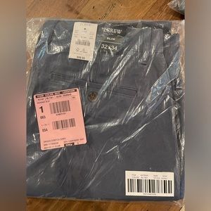 NEW IN BAG J.CREW Blue Briggs Slim Chinos